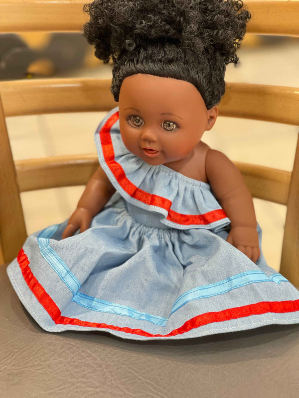 Baby Black Dolls For Kids - 12 inches